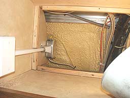 Romex Routing Along Vent - click to enlarge